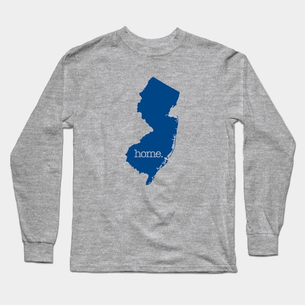 NEW JERSEY IS HOME Long Sleeve T-Shirt by LILNAYSHUNZ